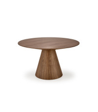 HENDERSON stół okrągły, orzechowy (2p1szt)