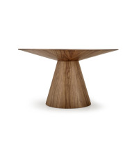 HENDERSON stół okrągły, orzechowy (2p1szt)