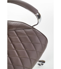 HILTON fotel gabinetowy czekoladowy