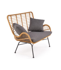 IKARO XL sofa naturalny-popiel (1p2szt)