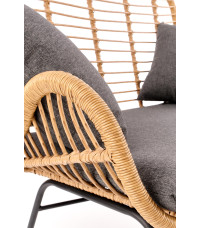 IKARO XL sofa naturalny-popiel (1p2szt)