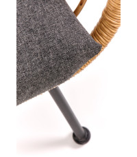 IKARO XL sofa naturalny-popiel (1p2szt)