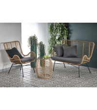 IKARO XL sofa naturalny-popiel (1p2szt)