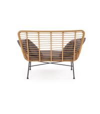 IKARO XL sofa naturalny-popiel (1p2szt)