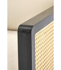 ILARIO fotel wypoczynkowy, czarny / naturalny (1p1szt)