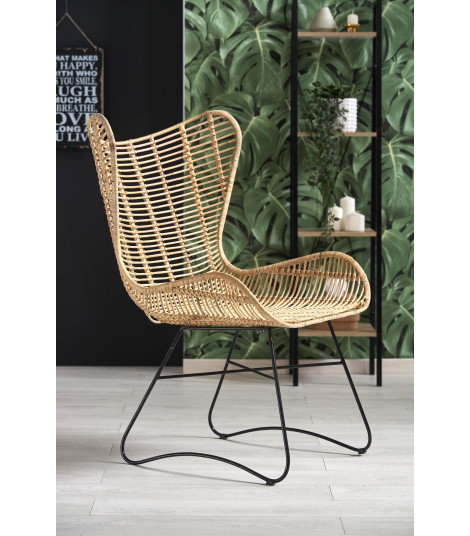 INDIANA fotel wypoczynkowy rattan naturalny (2p1szt)