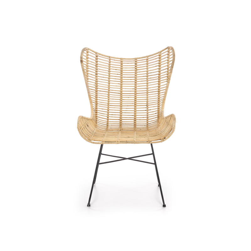 INDIANA fotel wypoczynkowy rattan naturalny (2p1szt)