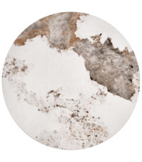 INES zestaw 2 ław, beżowy marmur / biały (1p1set)