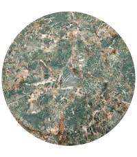 INES zestaw 2 ław, zielony marmur / czarny (1p1set)