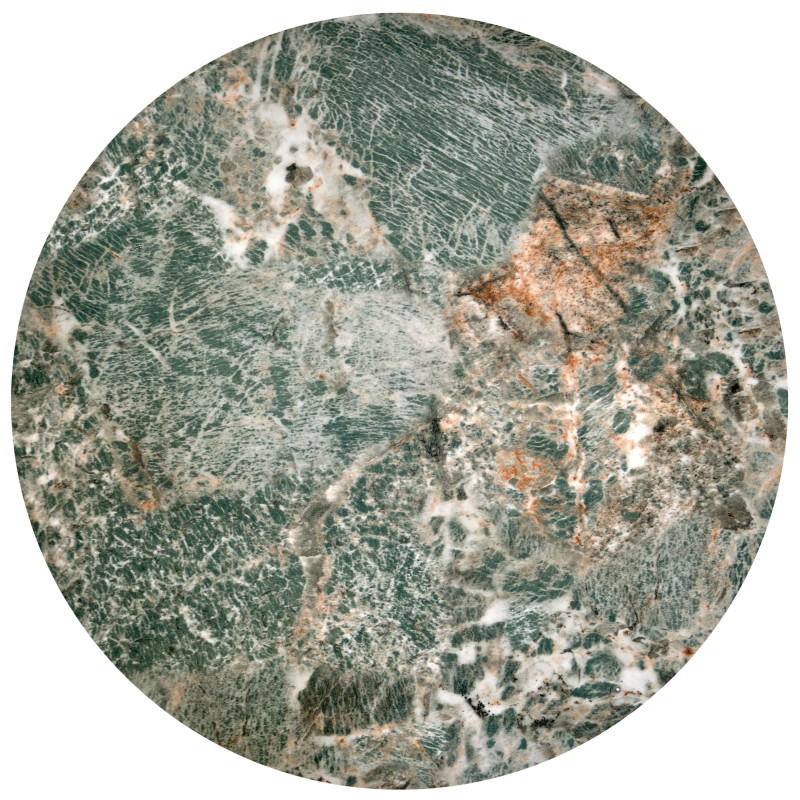 INES zestaw 2 ław, zielony marmur / czarny (1p1set)