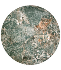 INES zestaw 2 ław, zielony marmur / czarny (1p1set)