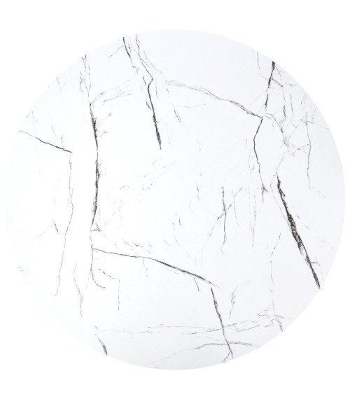 JAVA zestaw 2 ław, biały marmur / czarny (1p1szt)