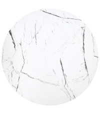 JAVA zestaw 2 ław, biały marmur / czarny (1p1szt)