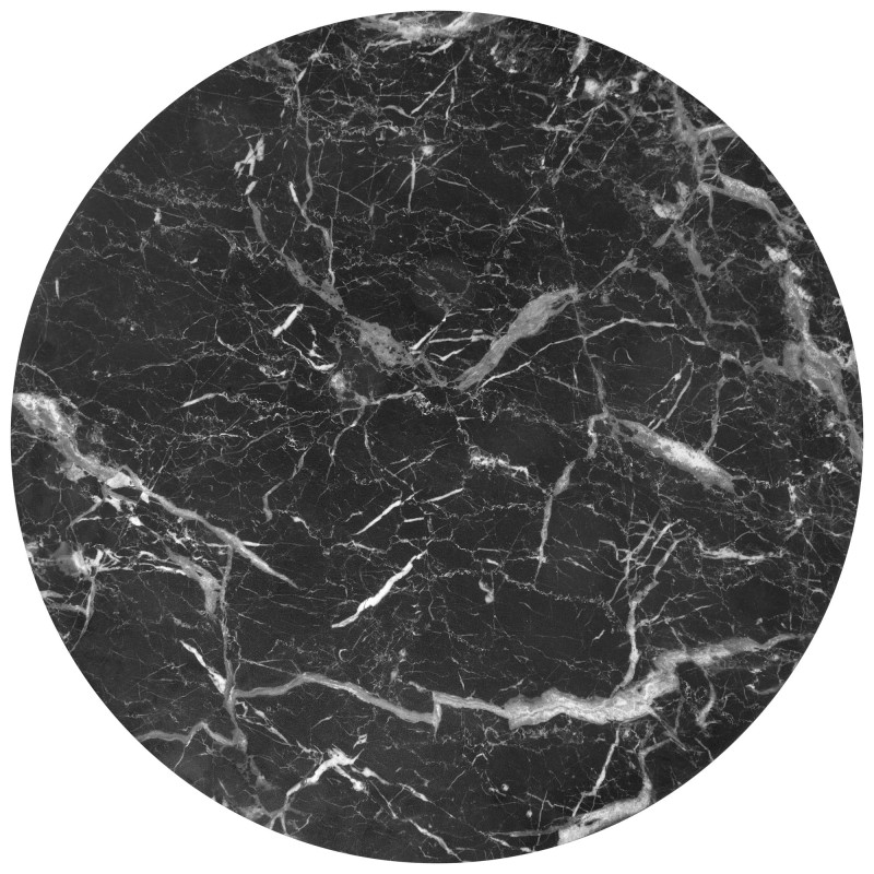 JAVA zestaw 2 ław, czarny marmur / czarny (1p1szt)