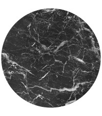 JAVA zestaw 2 ław, czarny marmur / czarny (1p1szt)