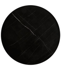 JULIETA zestaw 2 ław, czarny marmur / czarny (1p1szt)