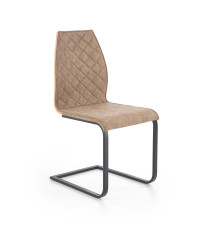 K265 krzesło czarny / brązowy / dąb miodowy (2p4szt)