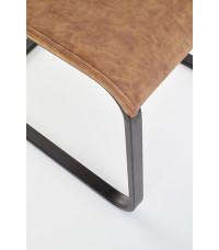 K265 krzesło czarny / brązowy / dąb miodowy (2p4szt)