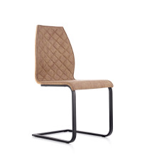 K265 krzesło czarny / brązowy / dąb miodowy (2p4szt)