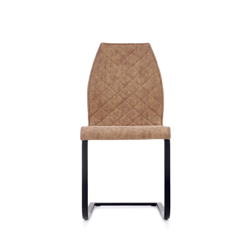 K265 krzesło czarny / brązowy / dąb miodowy (2p4szt)