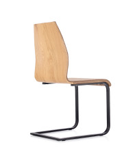 K265 krzesło czarny / brązowy / dąb miodowy (2p4szt)