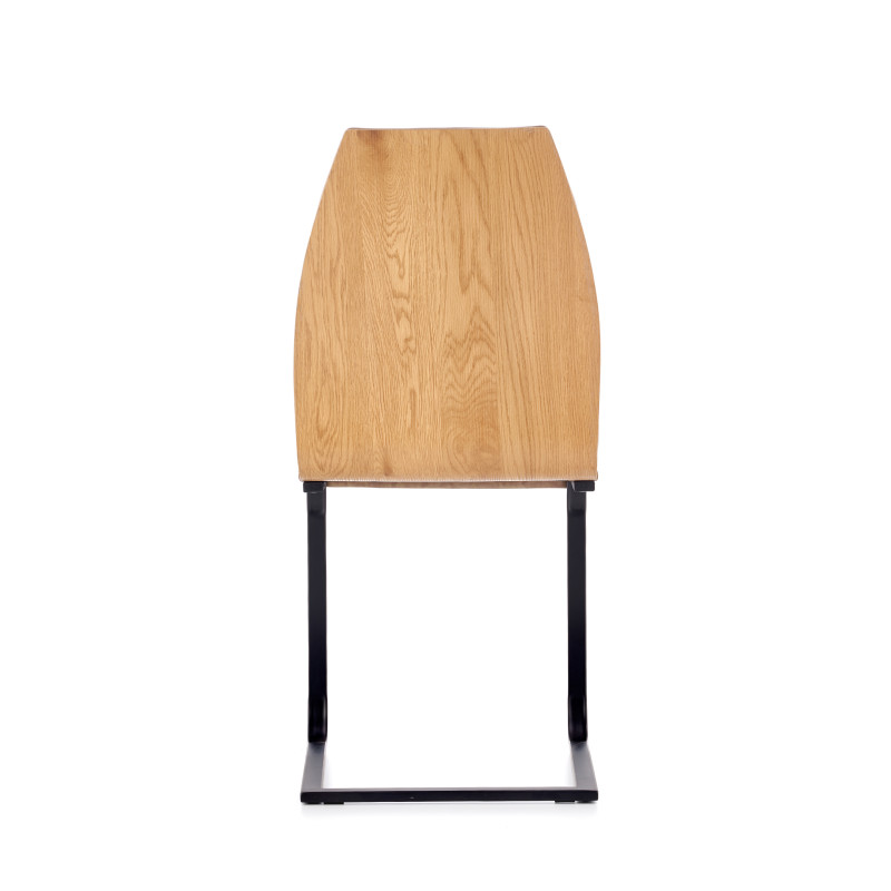 K265 krzesło czarny / brązowy / dąb miodowy (2p4szt)