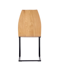 K265 krzesło czarny / brązowy / dąb miodowy (2p4szt)