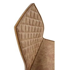 K265 krzesło czarny / brązowy / dąb miodowy (2p4szt)