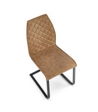 K265 krzesło czarny / brązowy / dąb miodowy (2p4szt)