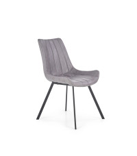 K279 krzesło popielaty / czarny (2p4szt)