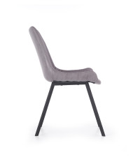 K279 krzesło popielaty / czarny (2p4szt)