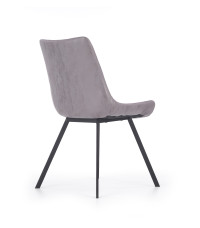 K279 krzesło popielaty / czarny (2p4szt)