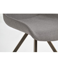 K290 krzesło popielaty / złoty antyczny (2p2szt)