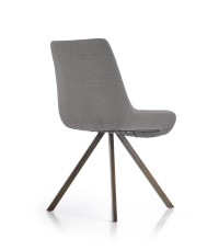 K290 krzesło popielaty / złoty antyczny (2p2szt)