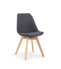 K303 krzesło ciemny popiel / buk (1p4szt)