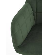 K305 krzesło czarny / ciemny zielony (1p2szt)