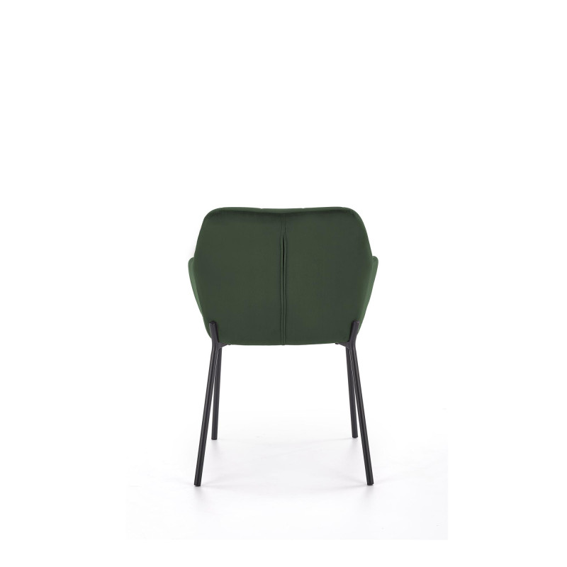 K305 krzesło czarny / ciemny zielony (1p2szt)