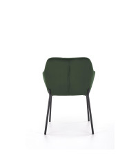 K305 krzesło czarny / ciemny zielony (1p2szt)