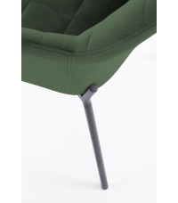 K305 krzesło czarny / ciemny zielony (1p2szt)