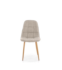 K316 krzesło tapicerka - beżowa, nogi - dąb miodowy (1p4szt)