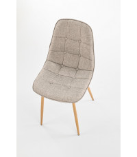 K316 krzesło tapicerka - beżowa, nogi - dąb miodowy (1p4szt)