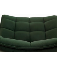 K332 krzesło nogi - czarne, siedzisko - ciemny zielony (1p2szt)