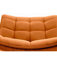 K332 krzesło nogi - czarne, siedzisko - cynamonowy (1p2szt)