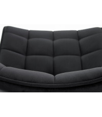 K332 krzesło nogi - czarne, siedzisko - czarny (1p2szt)