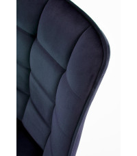 K332 krzesło nogi - czarne, siedzisko - granatowy (1p2szt)