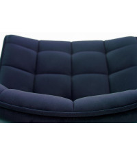 K332 krzesło nogi - czarne, siedzisko - granatowy (1p2szt)