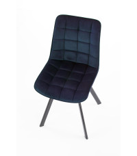 K332 krzesło nogi - czarne, siedzisko - granatowy (1p2szt)
