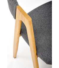 K344 krzesło popielate ( 1p2szt )