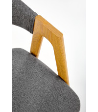 K344 krzesło popielate ( 1p2szt )