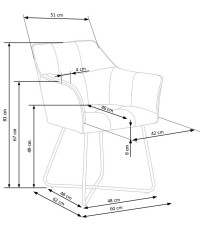 K377 krzesło beżowy (1p2szt)